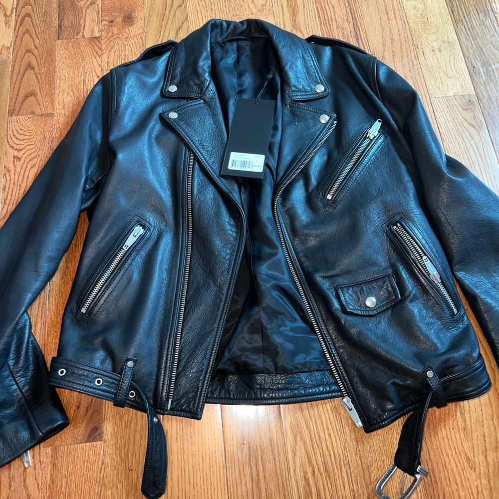 Kooples leather jacket! Large and never been worn!
